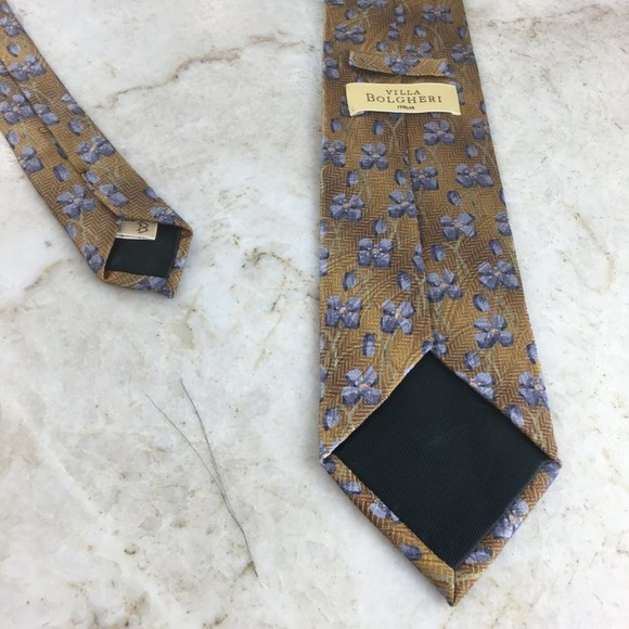 VILLA BOLGHERI Italian SILK TIE - Picture 3 of 11